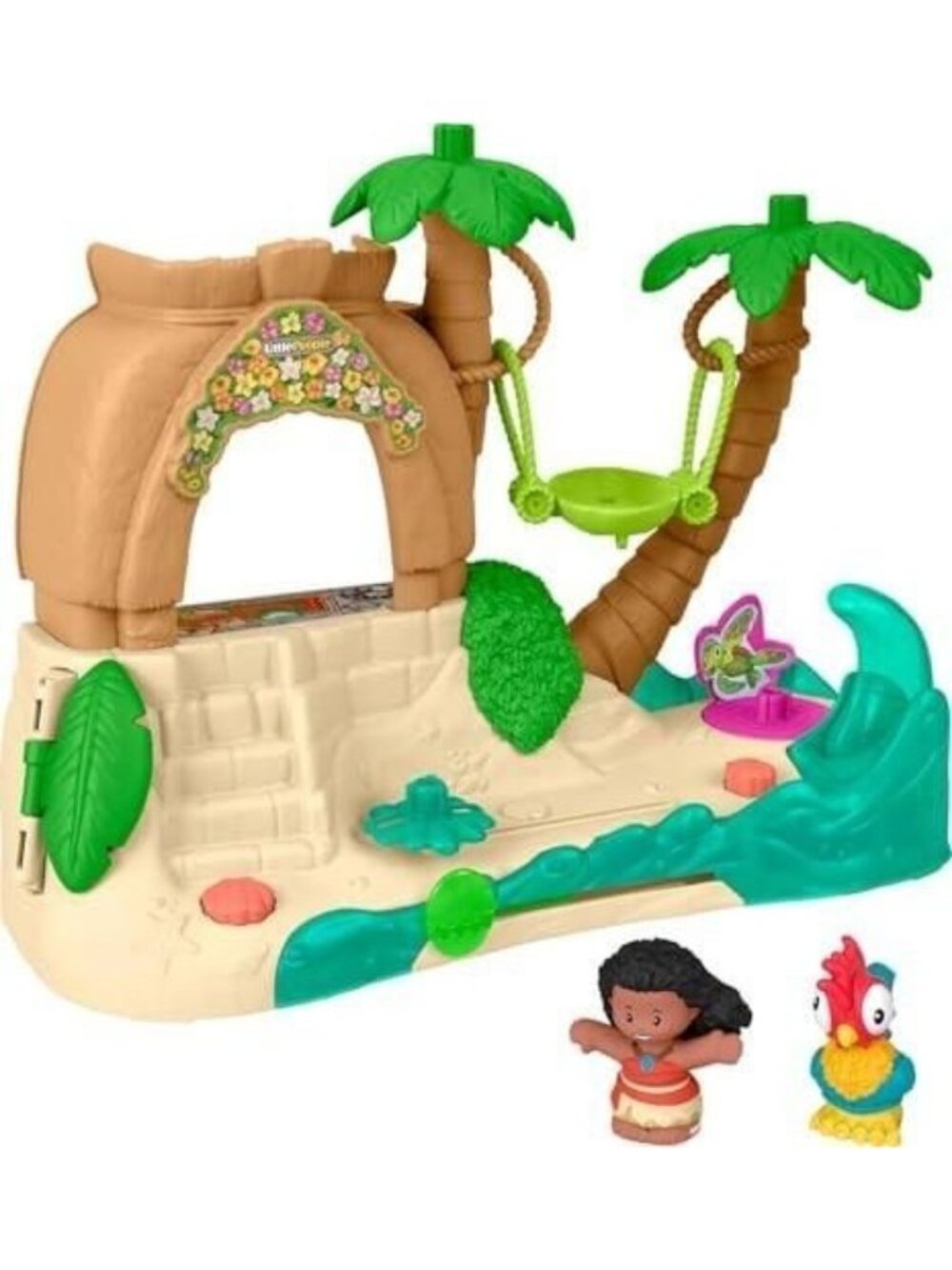 Little People Disney Moana Island Playset With Figures Interactive Features Ages